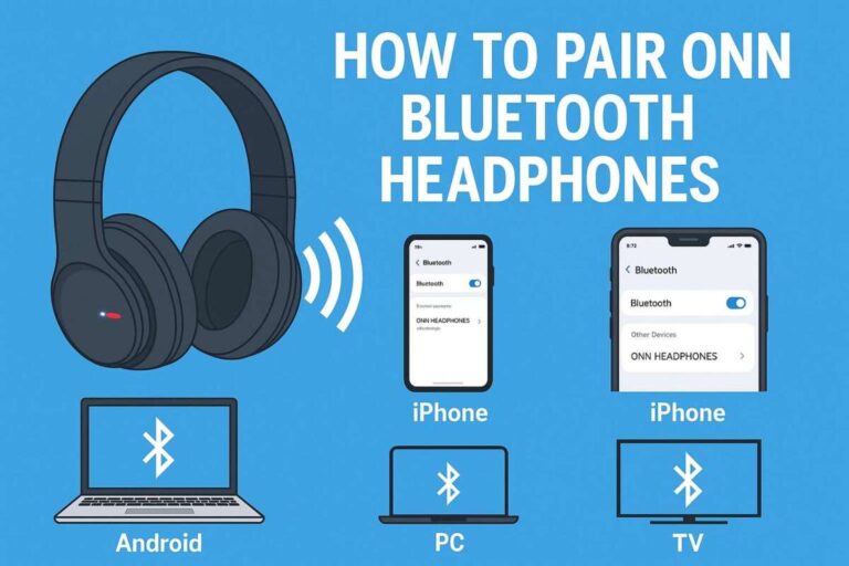 How To Pair Onn Headphones