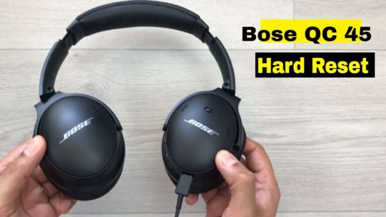 How To Reset Bose Quietcomfort Headphones