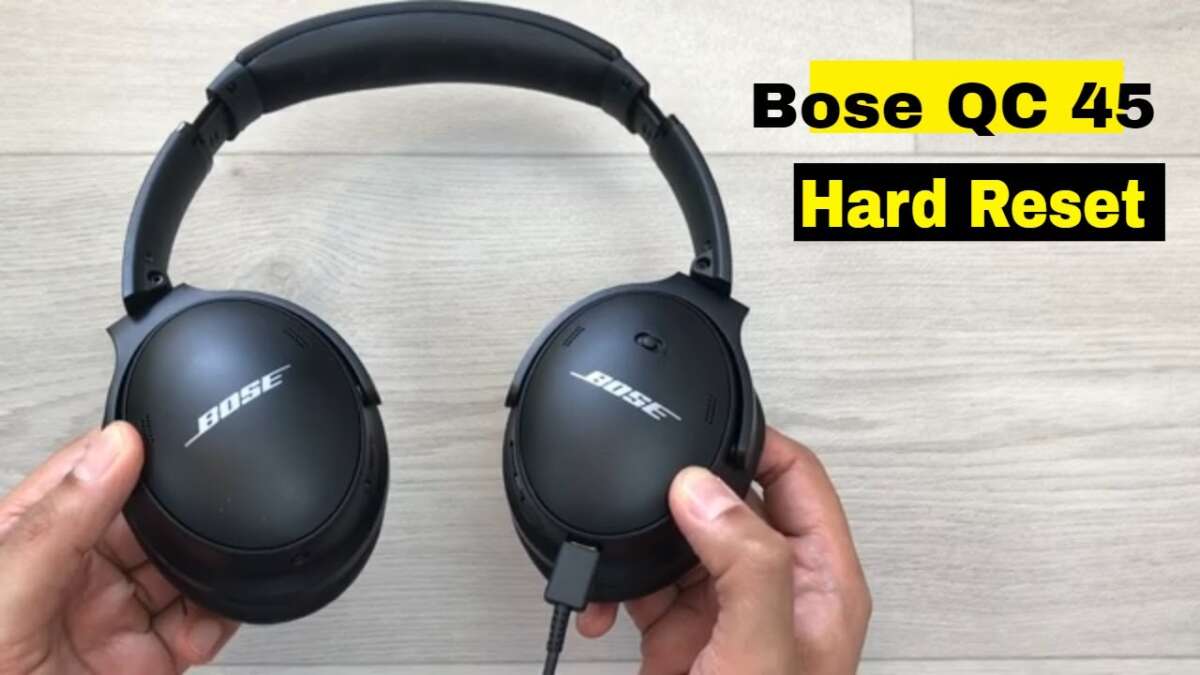How To Reset Bose Quietcomfort Headphones