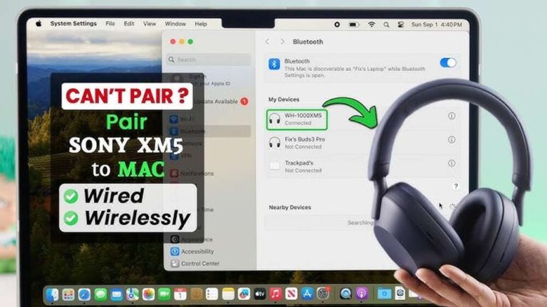 How to Connect Sony Headphones to Mac WH-1000XM5 Easily